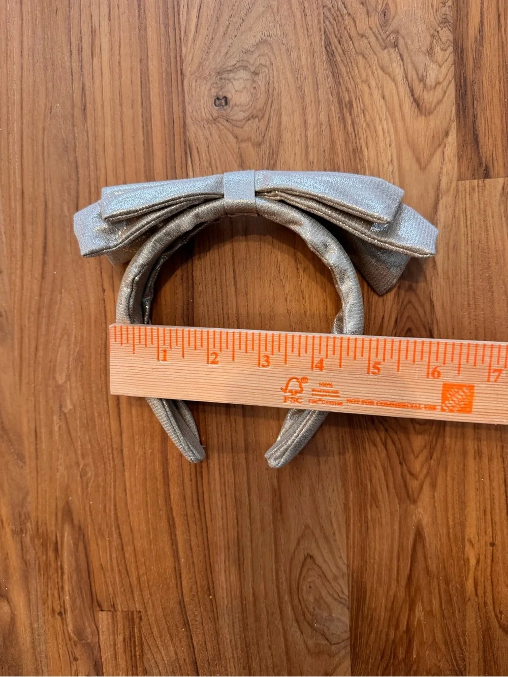 Vineyard Vines Headband Shiny Gold with Bow Toddler/Small Child